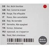 *Rašalo kapsulės Faber-Castell, raudonos spalvos, 6vnt