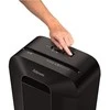 Fellowes Powershred | LX41 | Juodas | 17 L | Kreditinių kortelių smulkinimas | Popieriaus apdorojimo standartas / išvestis 8 lapai per eigą | Mini-Cut smulkintuvas | Garantija 24 mėn.