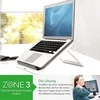 Nešiojamojo kompiuterio stovas FELLOWES I-SPIRE QUICK LIFT, balta/pilka sp.