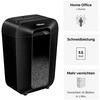 Fellowes Powershred | LX70 | Juodas | 18 L | Kreditinių kortelių smulkinimas | Popieriaus apdorojimo standartas / išvestis 11 lapų per eigą | Skersinis smulkintuvas | Garantija 24 mėn.