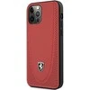Apple iPhone 12 / 12 Pro Ferrari dėklas Off Track Perforated (FEOGOHCP12MRE) raudonos spalvos