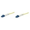 Intracom Techly 1m LC/LC 9/125 optinio pluošto kabelis Geltona