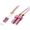 Pluoštinis Laidas - LINDY LC/SC OM4 5m Multimode 50/125µm