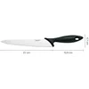 Fiskars "Essential" penkių peilių rinkinys su dėklu