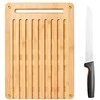 Fiskars Functional Form bambukinės lentelės duonai ir duonos peilio komplektas 1057551
