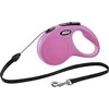 Pavadėlis FLEXI NEW CLASSIC S, rožinis, 5 m