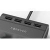 Automobilinis įkroviklis-šakotuvas Forever CSS-05 3 in 1 su 4xUSB ir 3x12V jungtimis