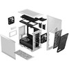 „Fractal Design“ | „Meshify 2 Nano“ | Šoninis langas | Baltas TG skaidrus atspalvis | ITX | ATX