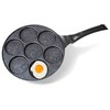 Orion Keptuvė kiaušiniams GRANDE 27 cm granitinė 7 formos