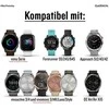 Išmaniojo laikrodžio Garmin greitai atsegamas, odinis dirželis, Rožinės spalvos, 20mm