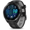 Garmin Išmanusis laikrodis Forerunner® 965, Pilkos anglies spalvos korpusas su juodos ir pilkos spalvų dirželiu