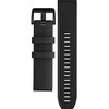 Išmaniojo laikrodžio Garmin greitai atsegamas, silikoninis dirželis, Juodos spalvos, 22mm