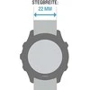 Garmin Forerunner 265 Greitai atsegamas laikrodžio dirželis, 22 mm, Baltas