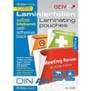 Genie GENE Laminiertaschen 25 A4 selabstklenn 80 Mic.