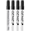 Genie GIE P- Marker Rund- Spitze Metallic schw. 4 Stk.