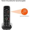 GIS Gigaset E720 Analoginio ryšio / DECT telefonas Skambintojo ID Juoda