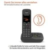 Gigaset C575A belaidis telefonas su atsakikliu - juodas