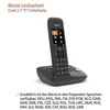 Gigaset C575A belaidis telefonas su atsakikliu - juodas
