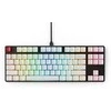 Pakaitiniai klaviatūros klavišai Glorious Aura Keycaps - 105vnt, ANSI, US išdėstymas, Balti