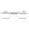 36W LED Maitinimo šaltinis GLP 24V IP67