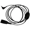 Jabra QD Cord to 2.5mm pin kištukas straight 0.3meters su call answering at cord e.g. skirta Philips Ericsson