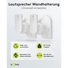 Goobay TV Speakermount laikiklis / 2vnt / balta 49394
