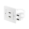 Goobay PremiumCord Moteris 2x HDMI, balta (kphdmz02)