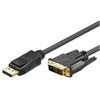Goobay 51961 DisplayPort/DVI-D adapterio laidas 1.2, padengtas auksiniu sluoksniu, 2m | Goobay | DP į DVI-D
