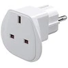 Goobay TECHLY 942709 Techly Maitinimo kištuko adapteris UK/EU 13A, UK/BS - CEE 7/7 baltas