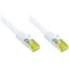 Good Connections Geros jungtys. RJ45 komutacinis kabelis su Cat.7 apsauga ir jungtimi (RNS), S/FTP, PiMF, be halogenų, 600MHz, OFC, baltas, 2m, (8070R-020W)