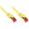 Good Connections Geros jungtys RNS ® lopinio kabelis su pridėtine apsauga, kat. 6, S/FTP, PiMF, PVC, 250 MHz, geltona, 10 m, geras ryšys (8060-100Y)