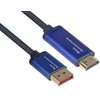 AV adapteris Alcasa Alcasa 4860-SF050B Kabelio adapteris 5m DisplayPort HDMI Mėlynas