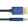AV adapteris Alcasa Alcasa 4860-SF050B Kabelio adapteris 5m DisplayPort HDMI Mėlynas