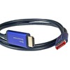 AV adapteris Alcasa Alcasa 4860-SF050B Kabelio adapteris 5m DisplayPort HDMI Mėlynas