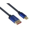 Kabelis Alcasa Alcasa 4824-SF020B kabelis DisplayPort 2 m Mini DisplayPort Mėlyna