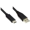 Good Connections Kabelis USB Alcasa USB-A - USB-C 0.5 m Juodas (GC-M0116)