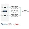 Good Connections Alcasa PCA-W001W nešiojamas įkroviklis universalus baltas kintamosios srovės greito įkrovimo vidinis įkroviklis