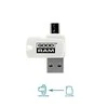 Micro SD kortelių skaitytuvas Goodram OTG (USB+microUSB)