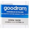 Nešiojamo kompiuterio atmintis GOODRAM 16GB DDR4 3200MHz SODIMM CL22