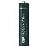 GP Baterija GP Baterija (AAA) Įkraunama RECYKO+ Pro NIMH R03, GPRHCH83B205, (4 baterijos / lizdinė plokštelė), 800 mAh