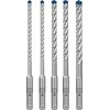 Grąžtas Bosch SDS plus-7X gražtu komp Robust Line 6/6/8/8/10 mm