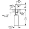 Dozatorius GROHE Cosmopolitan 40535DC0 nerūdyjantis plienas