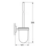Tualetinio šepečio rinkinys Grohe Essentials 40374001
