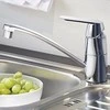 Plautuvės maišytuvas GROHE Eurosmart Cosmopolitan, Chromas, ilgu čiaupu