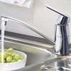 Plautuvės maišytuvas GROHE Eurosmart Cosmopolitan, Chromas, ilgu čiaupu