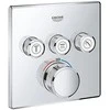 Virštinkinė dalis dušo maišytuvui Grohe, SmartControl kvadratinė, 3 valdikliai