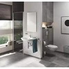 WC komplektas Grohe Bau Ceramic: potinkinis rėmas + Grohe Bau WC + mygtukas + lėtaeigis dangtis (4in1)