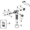 WC prileidimo mechanizmas Grohe, 3/8" universalus