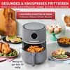 Tefal Ultra Fry Digital EY111B, karšto oro gruzdintuvė, tamsiai pilka