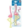 Dr. Brown's dantų šepetėlis 1-4 metų Flamingo